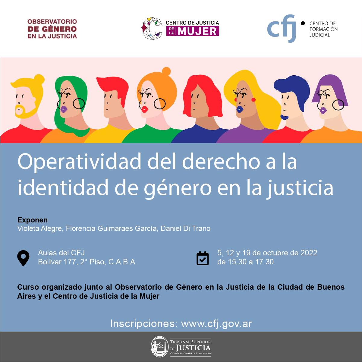 Curso Operatividad Del Derecho A La Identidad De Género Centro De Justicia De La Mujer 5040